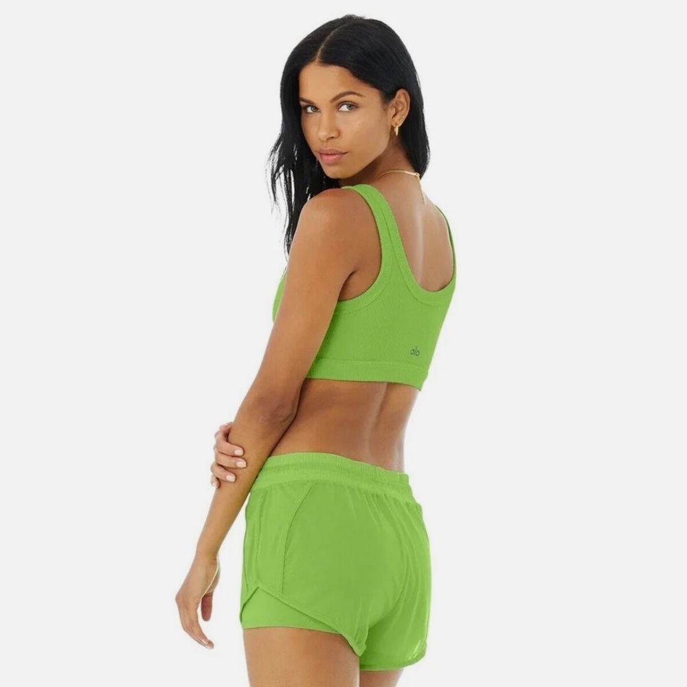 Alo Yoga Wellness Bra Green Apple